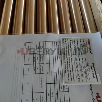 Beryllium Copper Rod / Strip/ Plate / Wire / Tube C17200 C17300 C17510 C17500