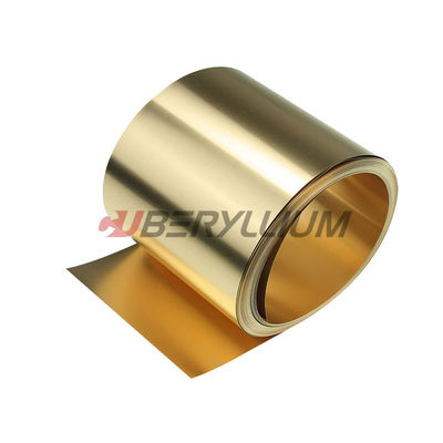 BrBNT1.9 Qbe1.9 Beryllium Copper Strip 0.8mmx200mm With Soft State