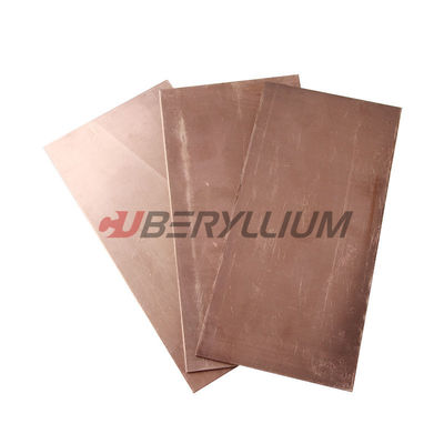 Beryllium Copper Alloys CuBe2 C17200 Plate 40mm X 140mm X 2000mml