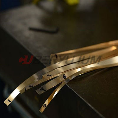 UNS C17410 Beryllium Copper sheet Strips 0.2mmx200mmx1000mm For Plastic Molds