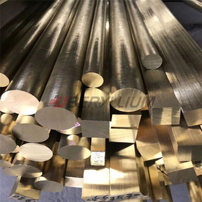 CuBe2 C17200 Tube Beryllium Copper Round Bar Solid ASTM B196 For Engineering Industries