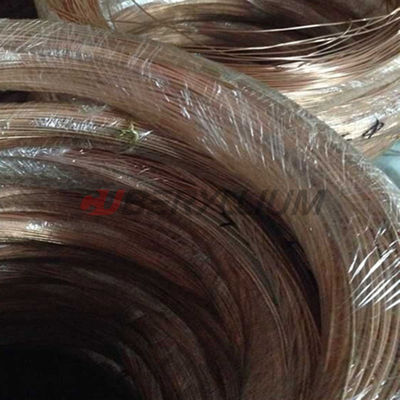 Bright Beryllium Copper Alloy Wire QBe2.0 Soft State For Instrumentation