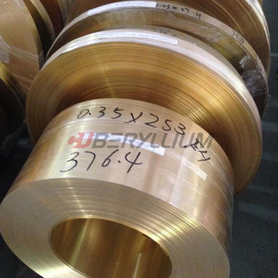 Beryllium Copper Alloy C17200 Plate 0.05x150mm State 3/4H