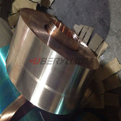 1/2 Hardness UNS C17200 Copper Beryllium Sheet Strip 0.1mm-0.5mm For Electronic Components