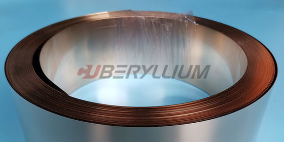 Temper 1/2H CuBe2 Beryllium Copper Strip 0.8mmx59mm In Coil