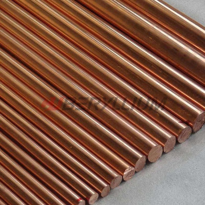 UNS C15000 Zirconium Copper Rods For Resistance Welding Electrodes / Switches