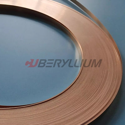C17200 Berylliium Copper Alloy 25 Strips 1/2H (TD02) 0.254mm X 8.2mm